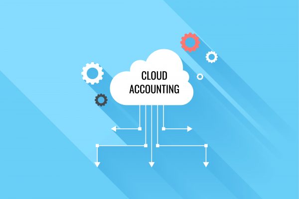 cloud accounting icon